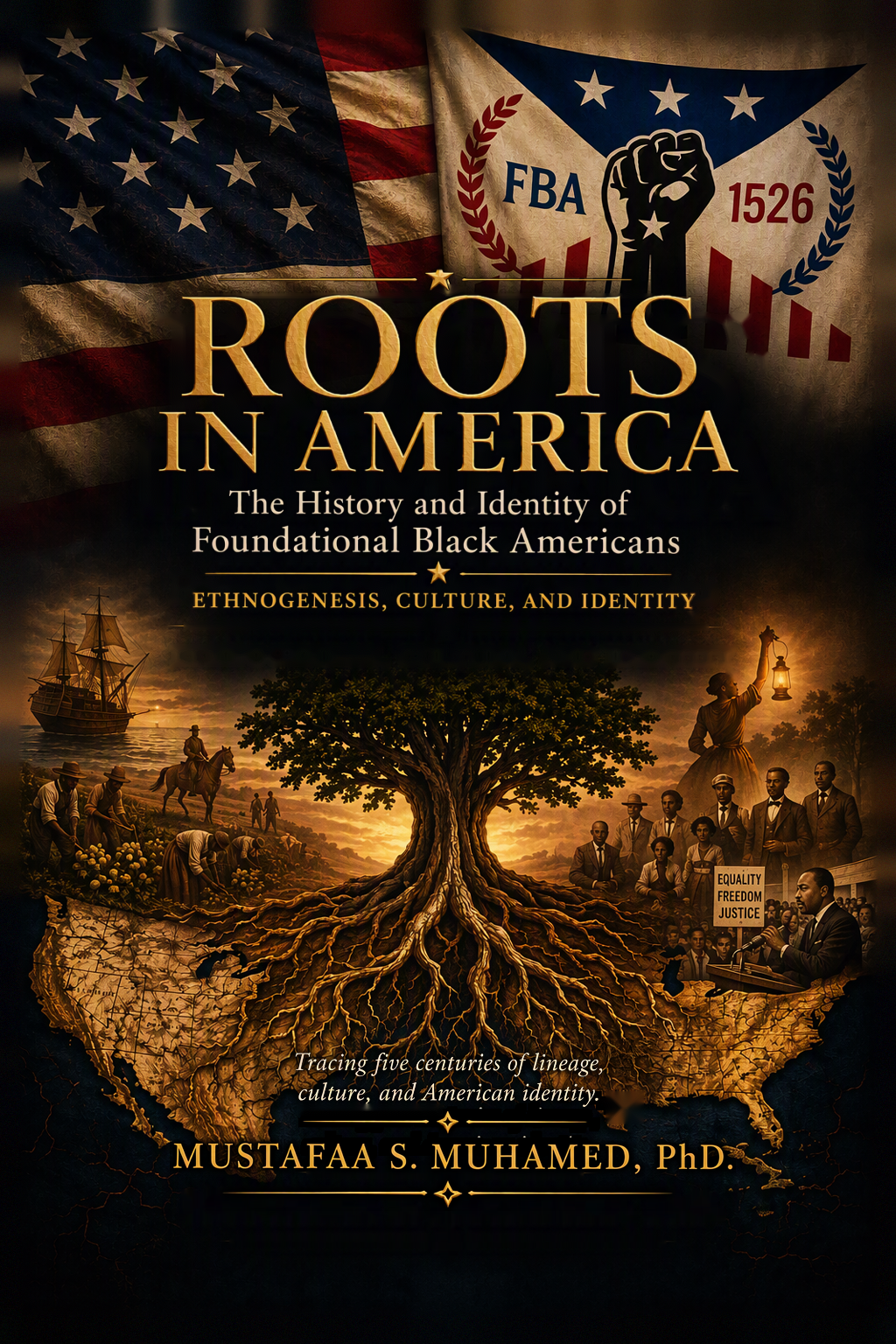 Roots in America: The History and Identity of Foundational Black Americans by Dr. Mustafaa S. Muhamed